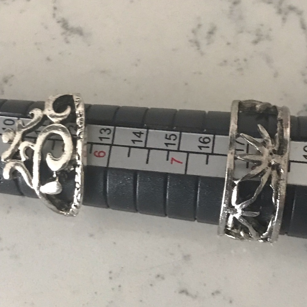 🎉5for$25.00 Rings stackable silver rings - Picture 4 of 5
